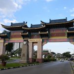 Main Bazaar in the city of Kuching