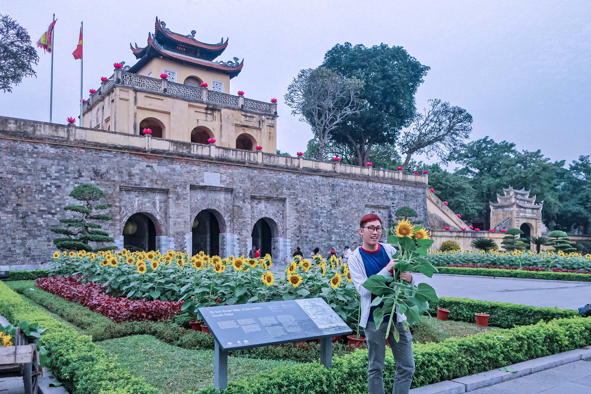 Imperial Citadel of Thang Long in Hanoi, Vietnam